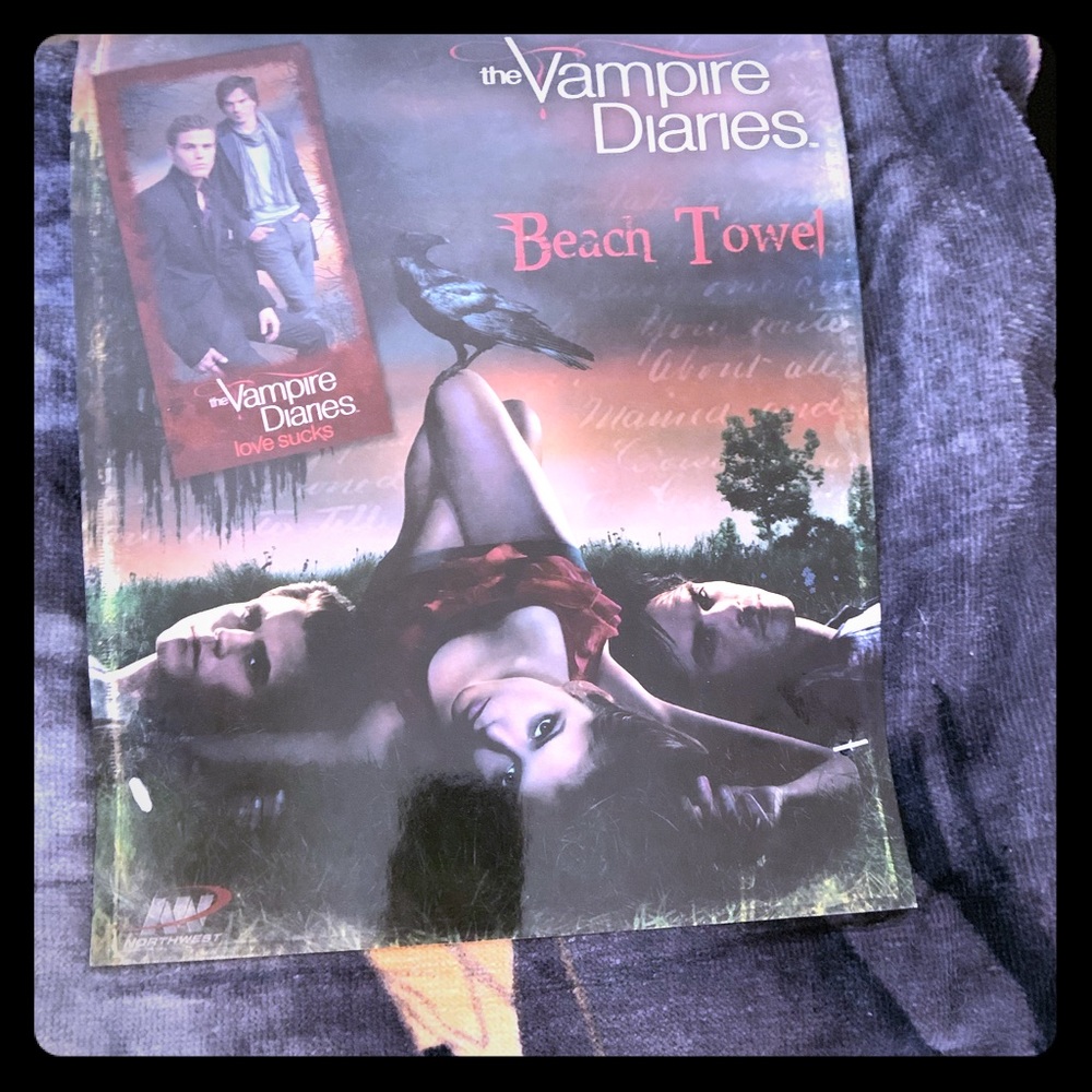 Official Vampire Diaries Beach Towel